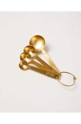 Farmhouse Pottery Stowe Measuring Spoons in Gold