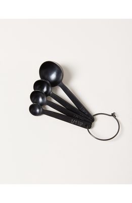 Farmhouse Pottery Stowe Measuring Spoons in Onyx