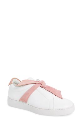 Alexandre Birman Clarita Bow Sneaker in Pink/White