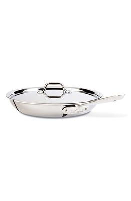All-Clad D3 12-Inch Stainless Steel Fry Pan with Lid