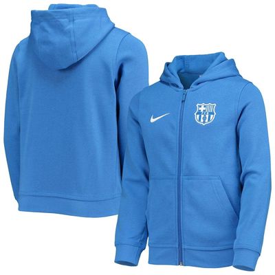 Youth Nike Blue Barcelona Full-Zip Hoodie Jacket