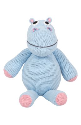 Cuddoll Hugh the Hippo Stuffed Animal in Blue
