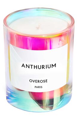 Overose Holographic Anthurium Candle