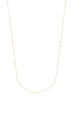 Bony Levy 14K Gold Beaded Station Necklace in Yellow Gold