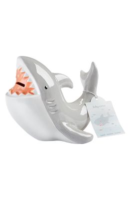 Baby Aspen Ceramic Shark Bank in Grey
