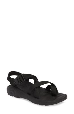 Chaco Z/Cloud 2 Sport Sandal in Solid Black Fabric