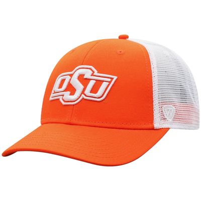Men's Top of the World Orange/White Oklahoma State Cowboys Trucker Snapback Hat