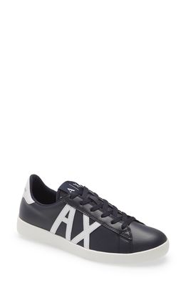 AX Armani Exchange Classic Sneaker in Navy