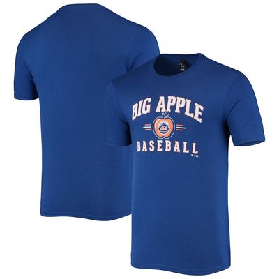 BREAKINGT Men's Royal New York Mets Local Tri-Blend T-Shirt