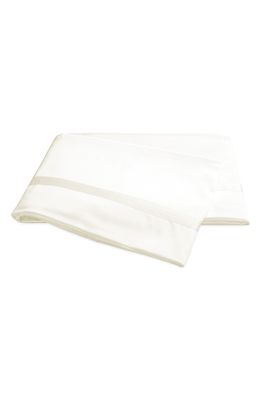 Matouk Nocturne 600 Thread Count Flat Sheet in Ivory