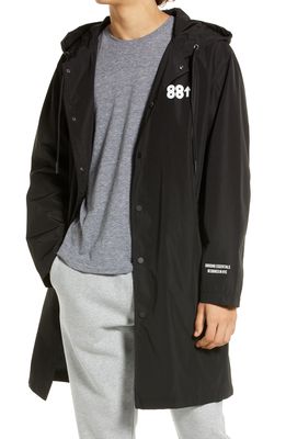 88RISING Men's 88Core Waterproof Raincoat in Black