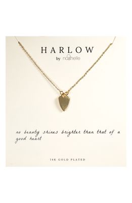 HARLOW by Nashelle Heart Boxed Necklace in Gold