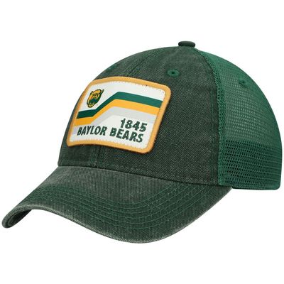 LEGACY ATHLETIC Men's Green Baylor Bears Sun & Bars Dashboard Trucker Snapback Hat