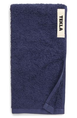 Tekla Organic Cotton Bath Towel in Navy