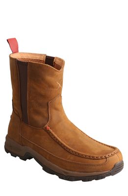 Twisted X Pull-On Boot in Distressed Saddle