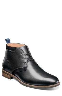 Florsheim Uptown Chukka Boot in Black Leather