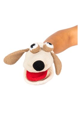 Cuddoll Dog Hand Puppet in Beige