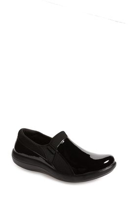 Alegria by PG Lite Alegria Duette Loafer in Black Patent Leather