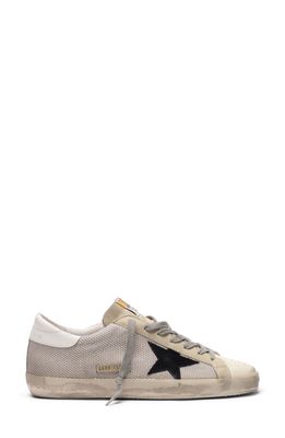 Golden Goose Super-Star Low Top Sneaker in Light Silver/Milk/Black