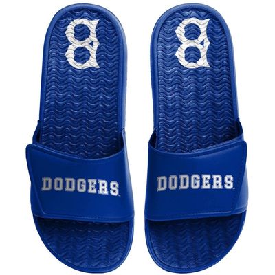 Men's FOCO Brooklyn Dodgers Retro Gel Slide Sandals in Blue