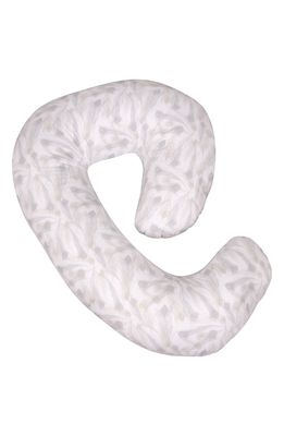 Leachco Mini Snoogle Chic Pregnancy Support Body Pillow in Drift