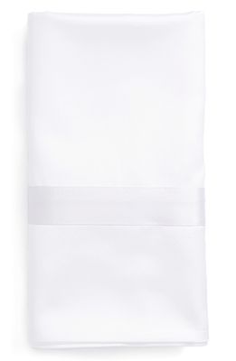 Matouk Nocturne 600 Thread Count Pillowcase in White
