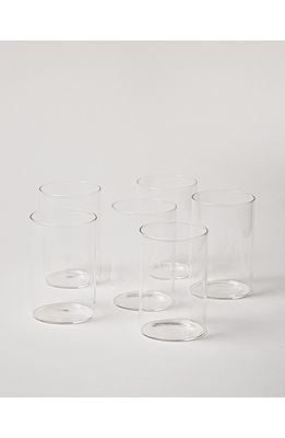 Farmhouse Pottery Nordstrom Silo Set of 6 Juice Glasses in Clear
