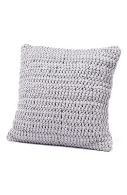 Coyuchi Organic Cotton Decorative Pillow Cover in Pewter
