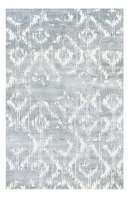 Couristan Sagano Collection Bauble Rug in Dusty Blue-Ivory