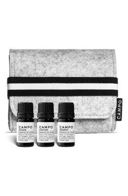 CAMPO Pure Destination Set of 3 Essential Oils in Ocean/Canyon/Desert 5Ml