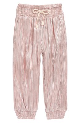 Peek Aren'T You Curious Kids' Shimmer Crinkle Joggers in Pink