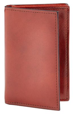 Bosca Old Leather Gusset Wallet in Cognac