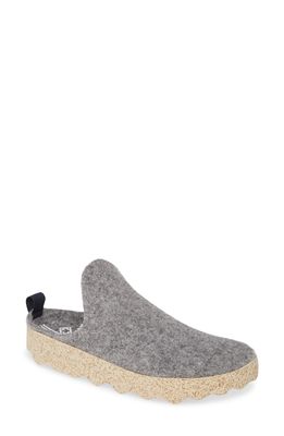 Asportuguesas by Fly London Fly London Come Sneaker Mule in Concrete Tweed Fabric