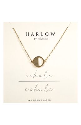 HARLOW by Nashelle Breathe Boxed Necklace in Gold