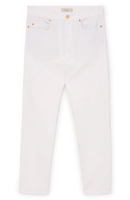 Agnona Men's Cotton & Cashmere Blend Jeans in Bianco
