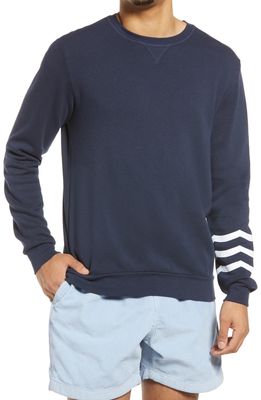 Sol Angeles Men's Waves Pullover Sweatshirt in Indigo