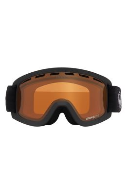 DRAGON Lil D Base 44mm Snow Goggles in Charcoal/Amber