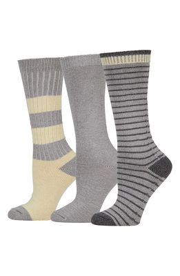 Sanctuary 3-Pack Assorted Boot Socks in Camel Gray