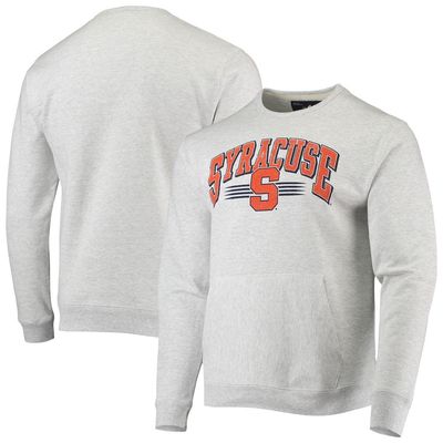 Men's League Collegiate Wear Heathered Gray Syracuse Orange Upperclassman Pocket Pullover Sweatshirt in Heather Gray