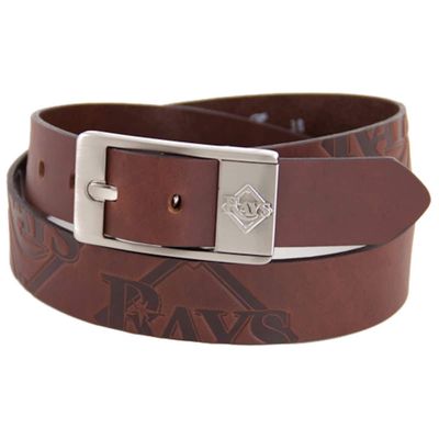 EAGLES WINGS Tampa Bay Rays Brandish Leather Belt - Brown
