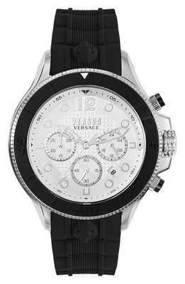 VERSUS Versace Volta Chronograph Silicone Strap Watch
