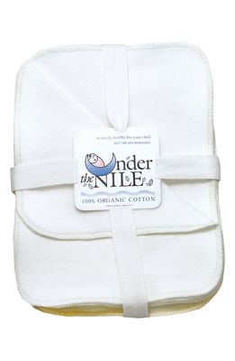 Under the Nile Set of 12 Organic Egyptian Cotton Washcloths in Off-White