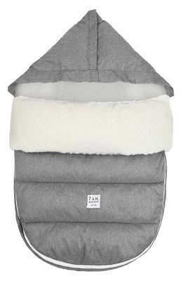7 A.M. Enfant LambPOD Water Repellent Faux Shearling Car Seat/Stroller Bunting in Heather Grey