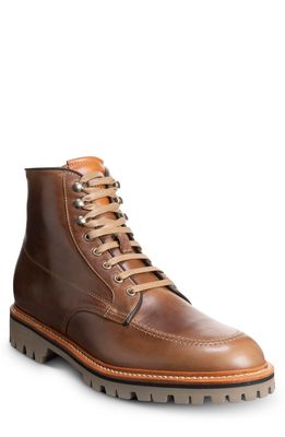 Allen Edmonds Freeport Apron Toe Boot in Brown Leather