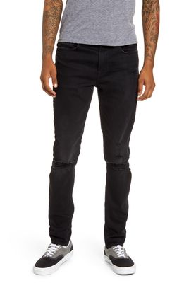 Hudson Jeans Zack Ripped Skinny Fit Jeans in Keeper