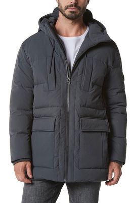 Marc New York Silverton Water Resistant Down & Feather Fill Jacket in Shadow