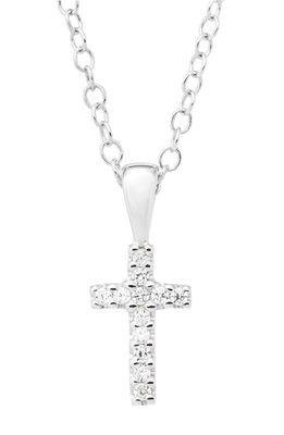 Mignonette Sterling Silver Cross Necklace