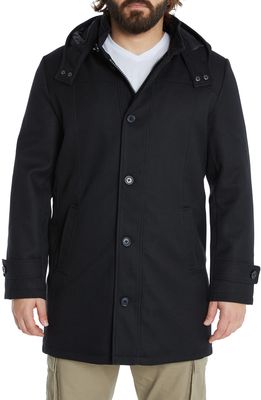 Johnny Bigg Wales Hooded Coat in Black