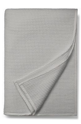 Boll & Branch Waffle Organic Cotton Blanket in Pewter