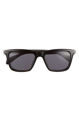 rag & bone 53mm Rectangular Sunglasses in Black